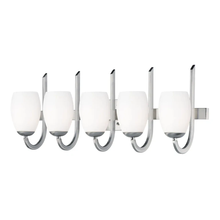 Maxim Taylor 5-Light Bathroom Vanity Light in Satin Nickel - 21645SWSN