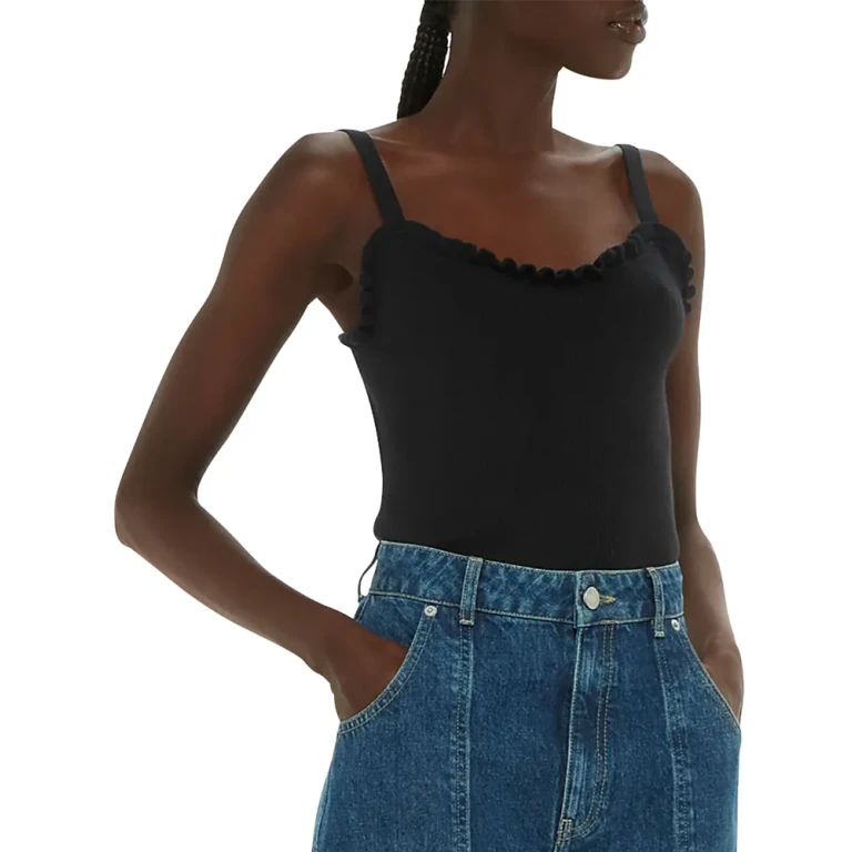 Whistles Ruffled Trim Camisole