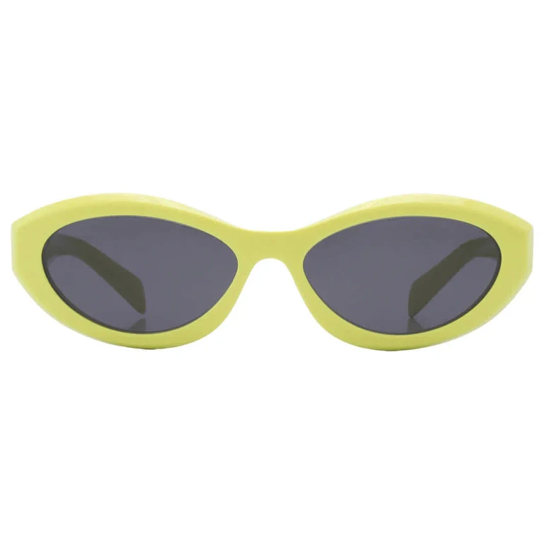 Prada Dark Gray Oval Ladies Sunglasses PR 26ZS 13L08Z 55