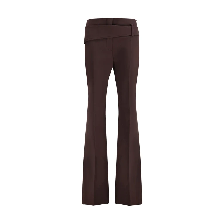 SportMax Slim Trousers With Asymmetric Belt