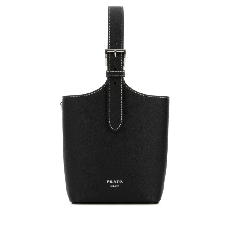 Black Leather Shoulder Bag