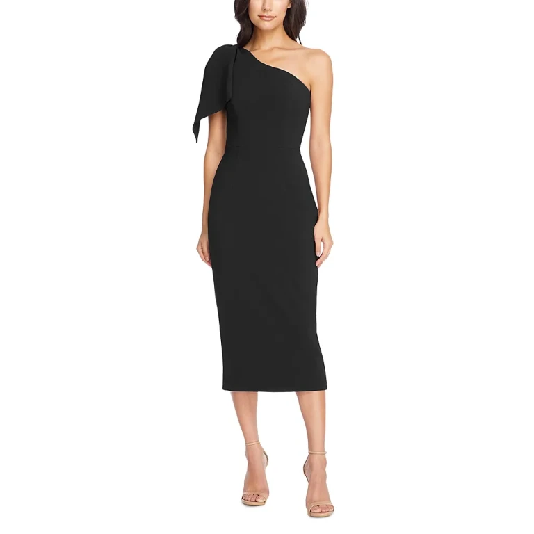 Dress the Population Tiffany One Shoulder Midi Dress