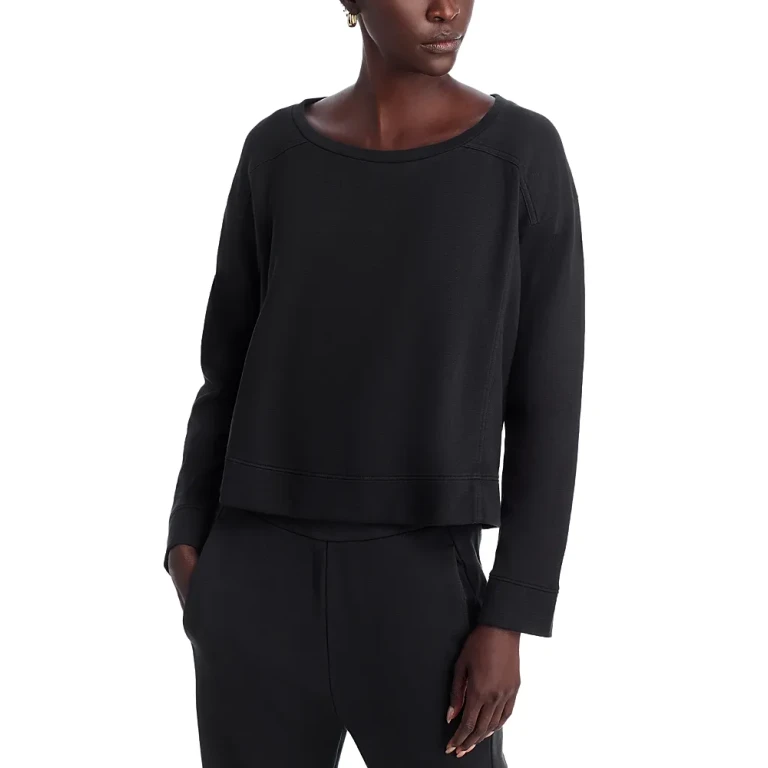 Eileen Fisher Boat Neck Boxy Top