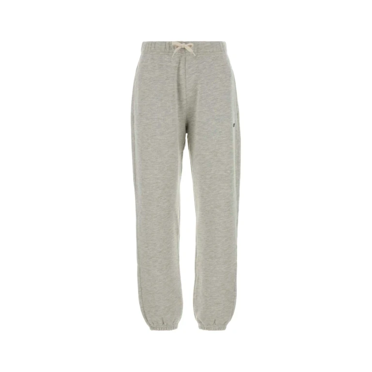 Autry Light Grey Cotton Blend Joggers