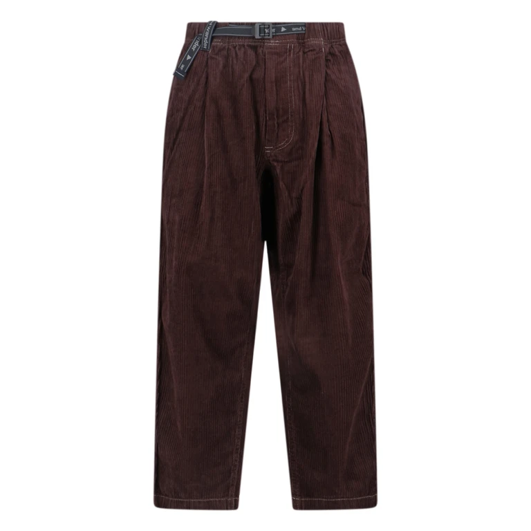 And Wander Trousers Brown Cotton - Men