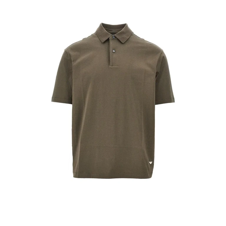 EMPORIO ARMANI Cotton jersey polo shirt Man S