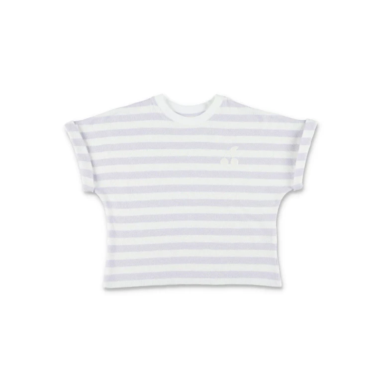 Bonpoint Farah Striped Knit Girls T-shirt