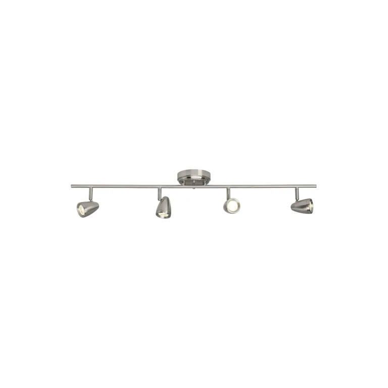 Brushed Nickel LED Track Fixture from the Talida Collection