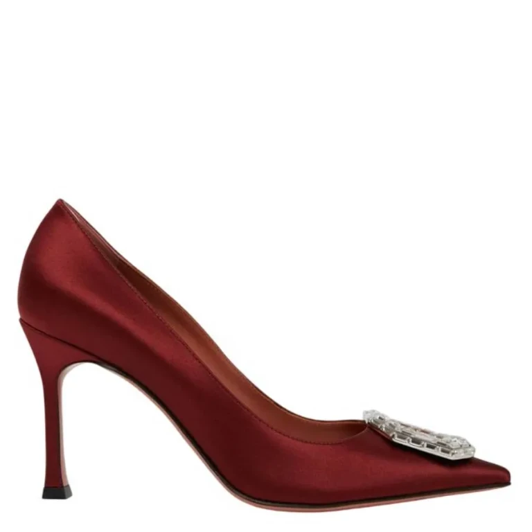 Amina Muaddi Camelia 90 Crystal-Embellished Pumps, Brand Size 36 ( US Size 6 )