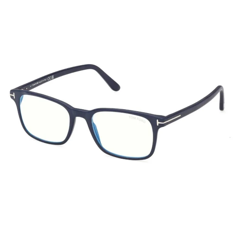 Tom Ford Blue Light Block Rectangular Mens Eyeglasses FT5831-B 091 51