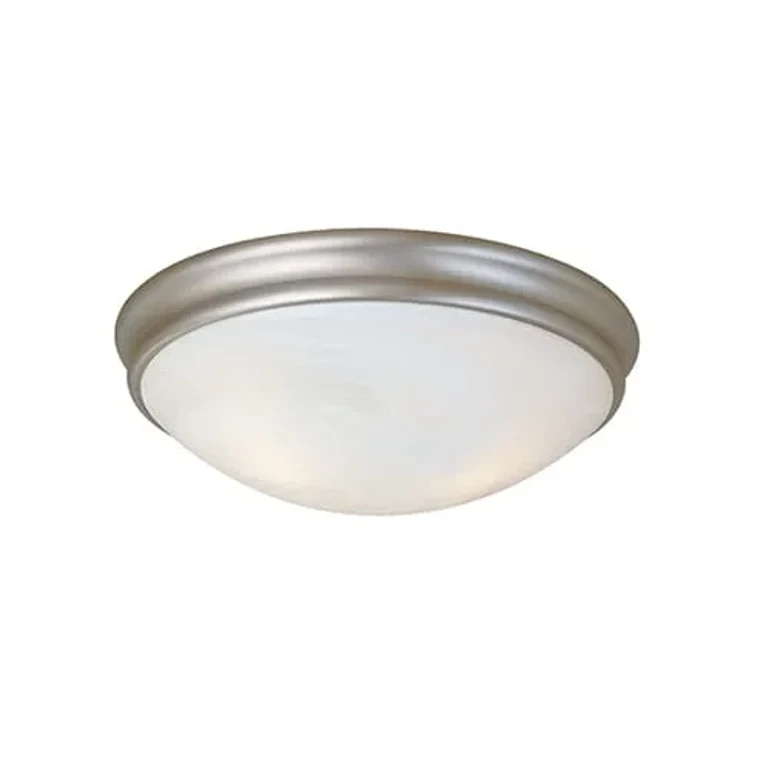 5000 Series 2-Light Flush Mount in Satin Nickel