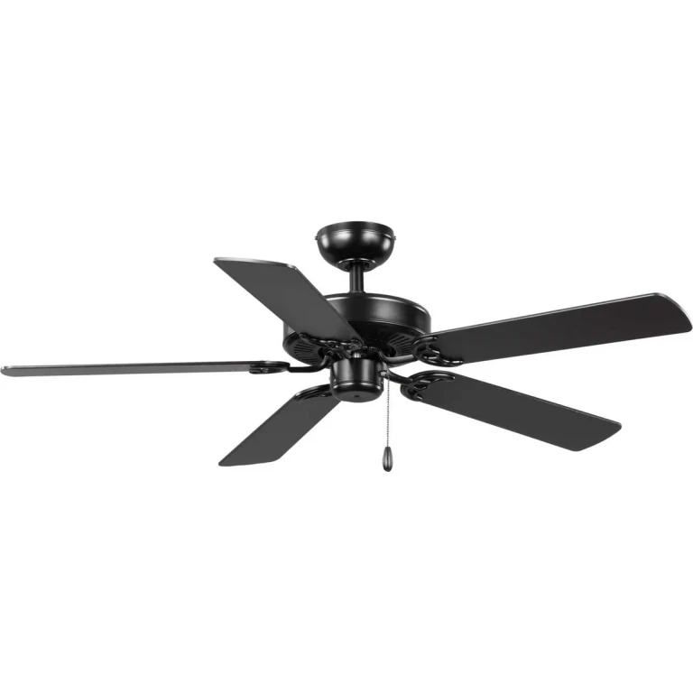 Matte Black 52"Ceiling Fan from the AirPro Collection