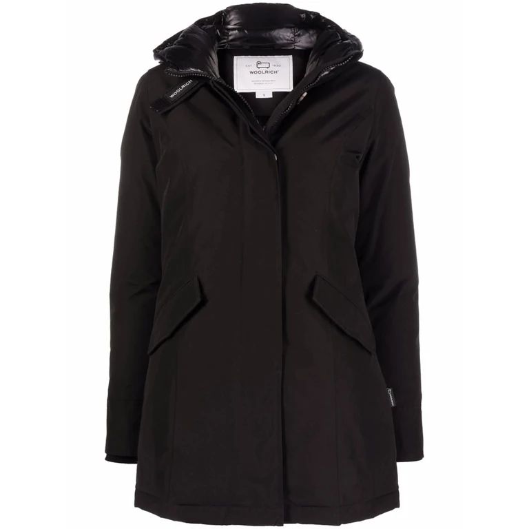 Woolrich Arctic Parka Black Co Pa Cappotto - Women