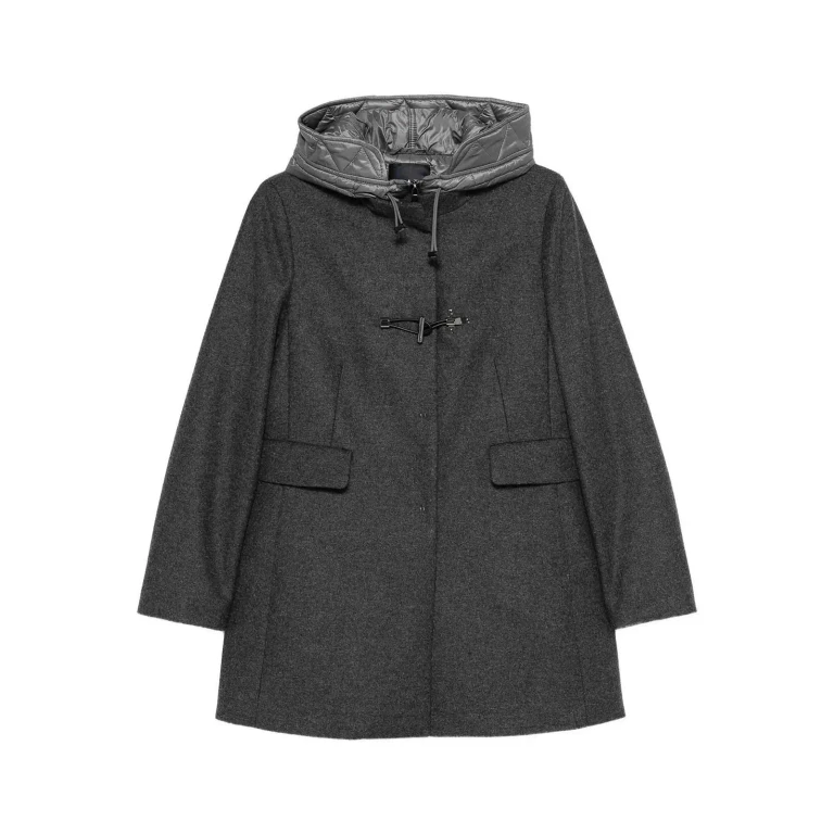Fay Manteau Au Genou - Gris