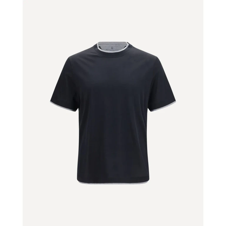 Brunello Cucinelli Seiden-T-Shirt