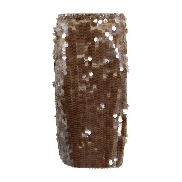 Parosh Sequin Skirt With Slit