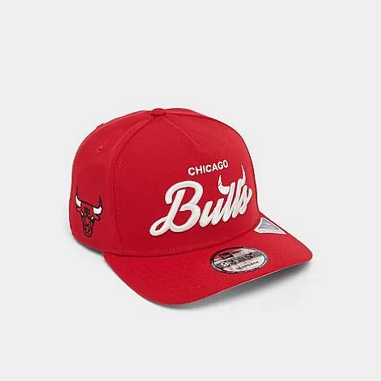 시카고 불스 NBA 로컬 플레이 9FIFTY A-프레임 스냅백 모자