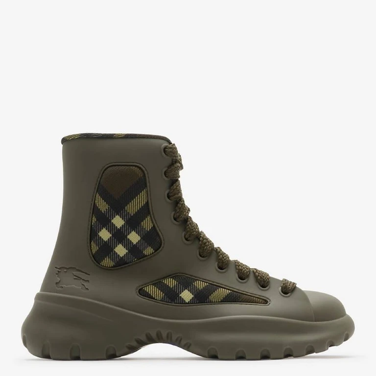 Burberry Boulder Rubber Boulder Ankle Boots