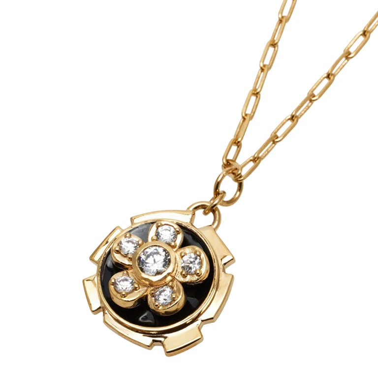 Ferragamo Bijoux Golden Brass Glass Enamel - Women