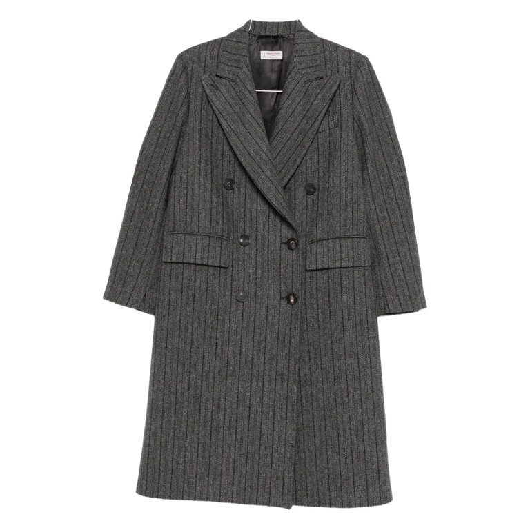 Alberto Biani Coats Grey Outer: Wool - Women