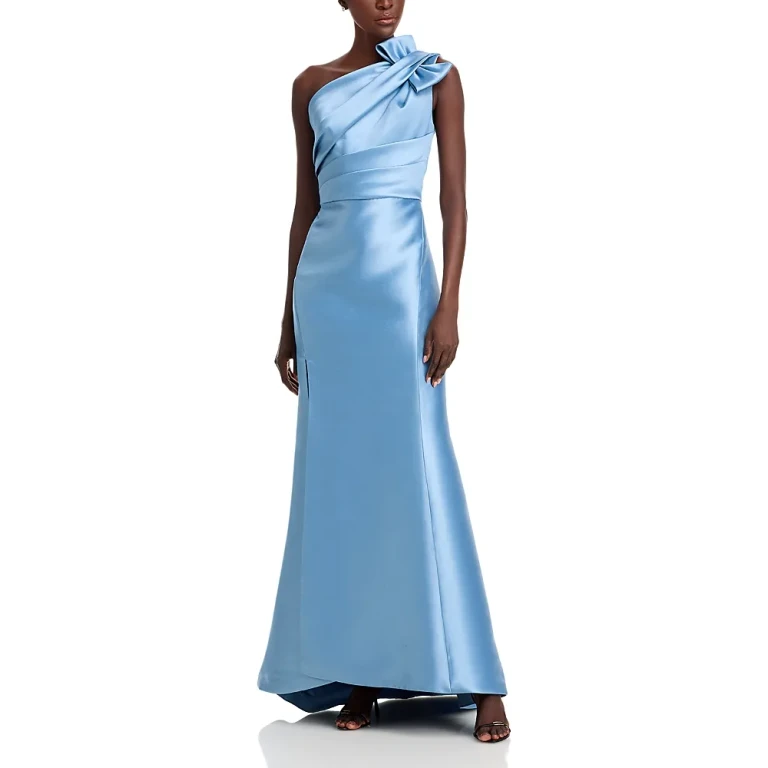 One Shoulder Bow Gown