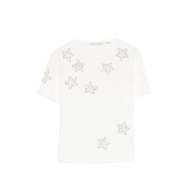 Miu Miu Embroidered Cotton T-shirt
