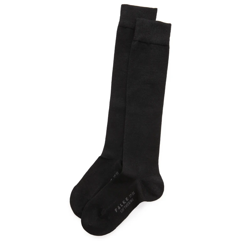 Falke Soft Merino Knee High Socks Anthracite - 3089 37-38