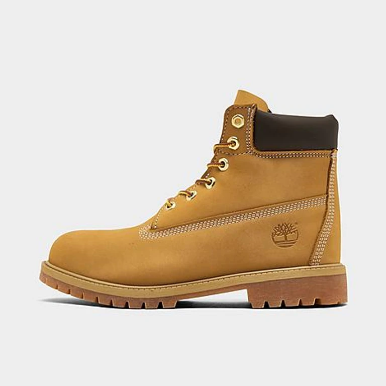 Big Kids 6 Inch Premium Boots in Wheat Size: 3.5