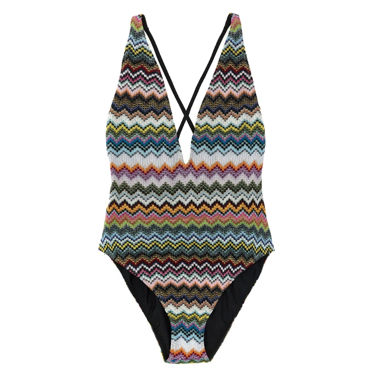 Missoni Multicolor Viscose One-Piece Swimsuit Clothing - Women
