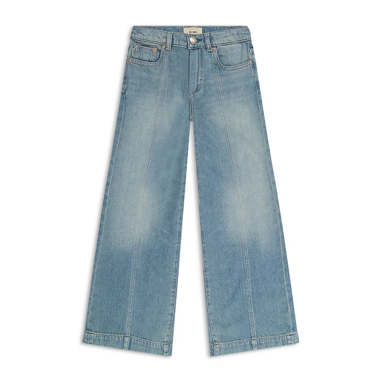 DL1961 Girls' Nini Wide Leg Jeans - Big Kid