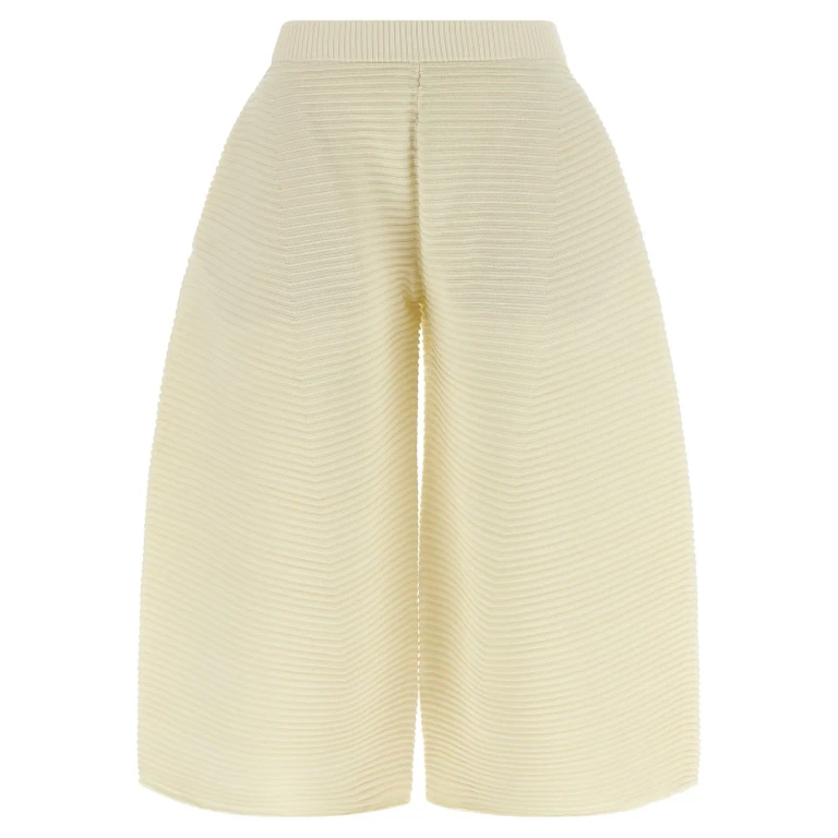 Issey Miyake corrugated Knit Pants