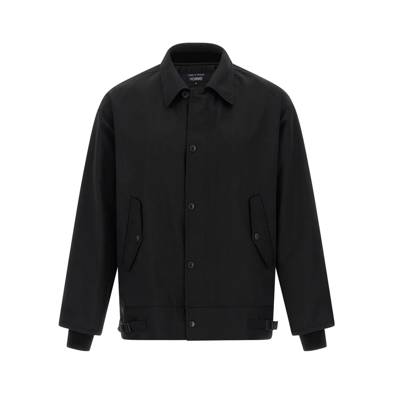 Comme des Garçons Black Polyester Full-Length Jacket Clothing - Men