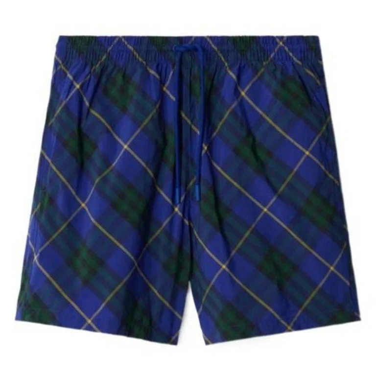 Burberry Check Print Swim Shorts