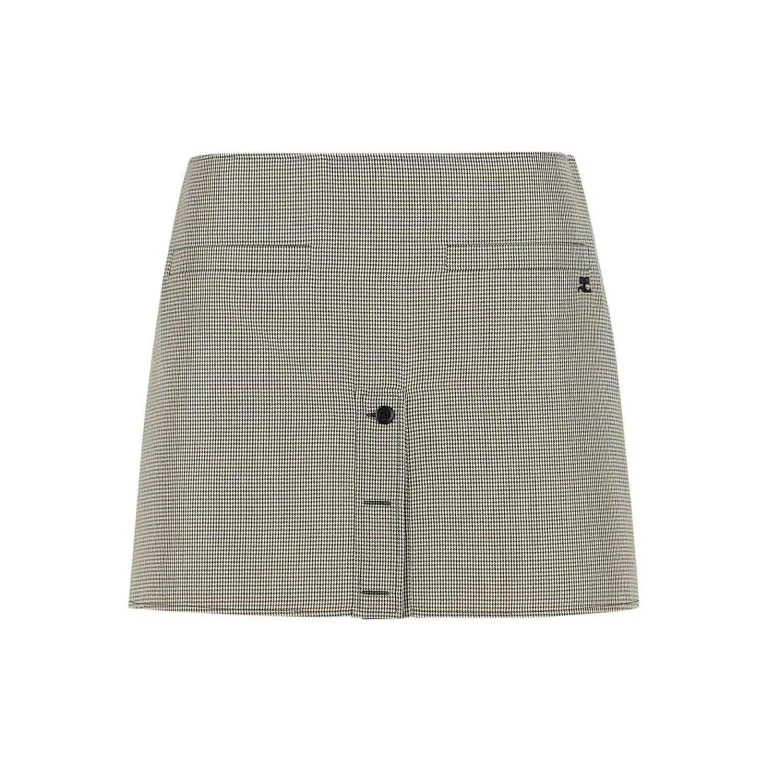 Courreges Mini Jupe - Beige