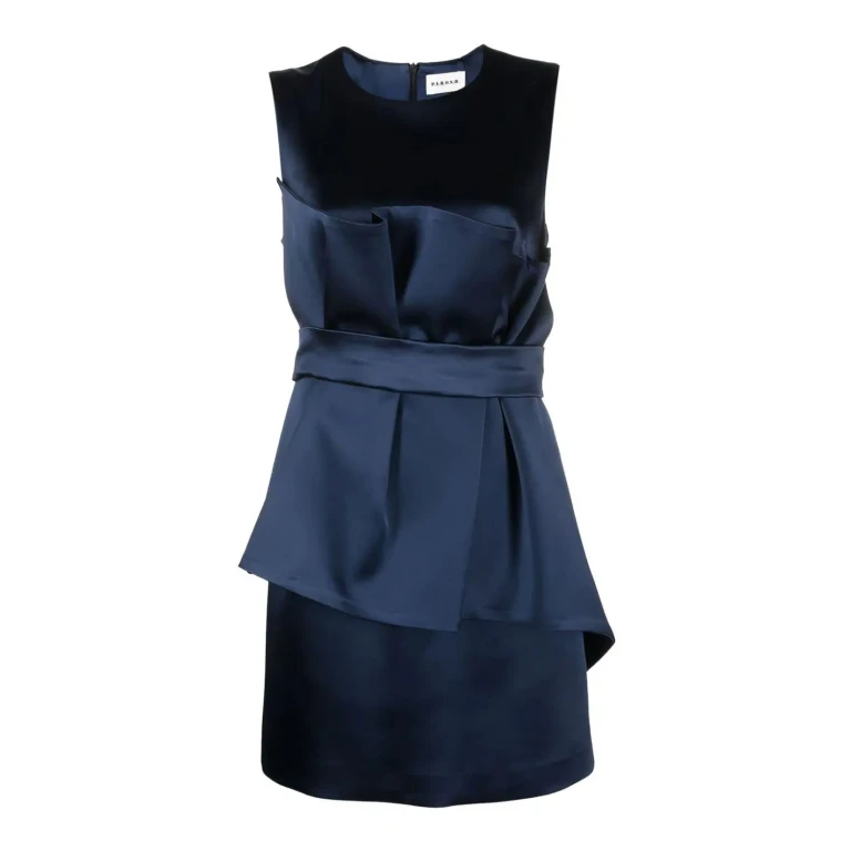 P. A.R. O.S. H. Robe Au Genou - Bleu