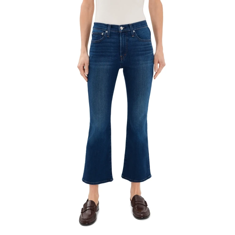 Madewell The Petite Stretch Flare Crop Jean Osgoode Wash 25