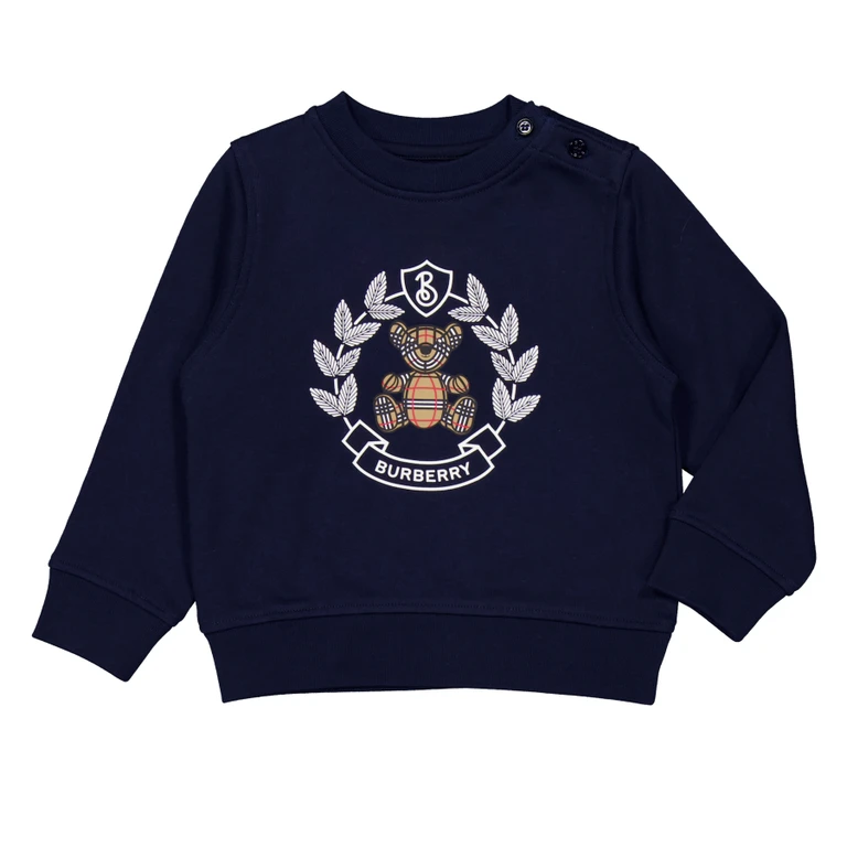Burberry Infant Crest Bear Cotton Sweatshirt