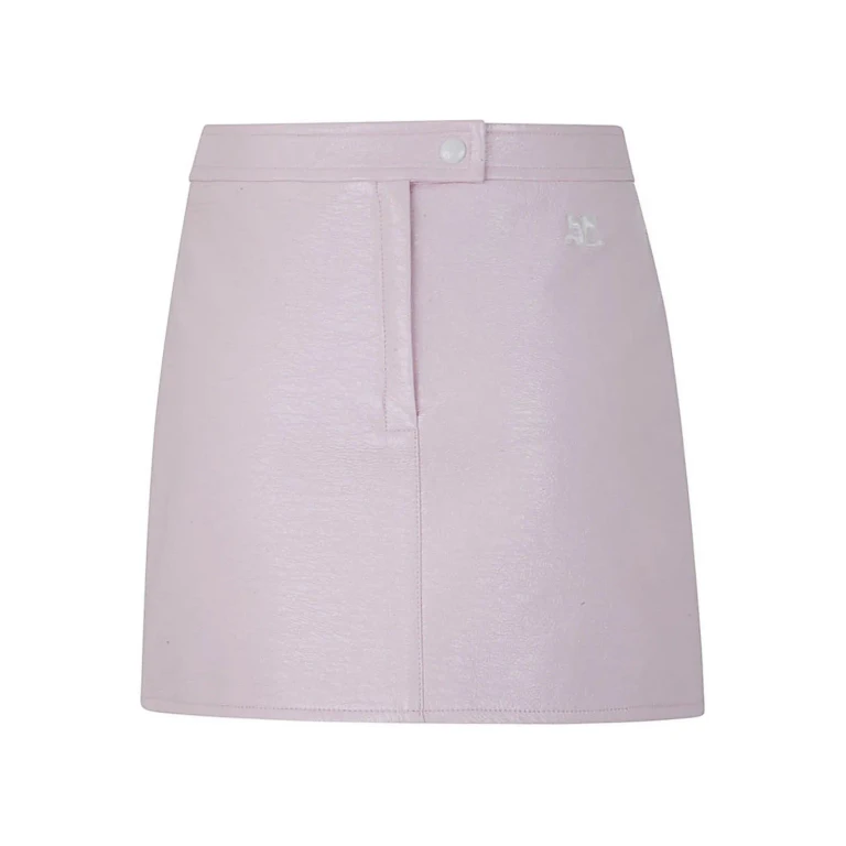 Courreges Mini Jupe - Rouge
