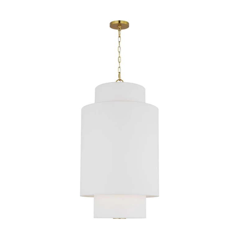 Burnished Brass Pendant from the Sawyer Collection