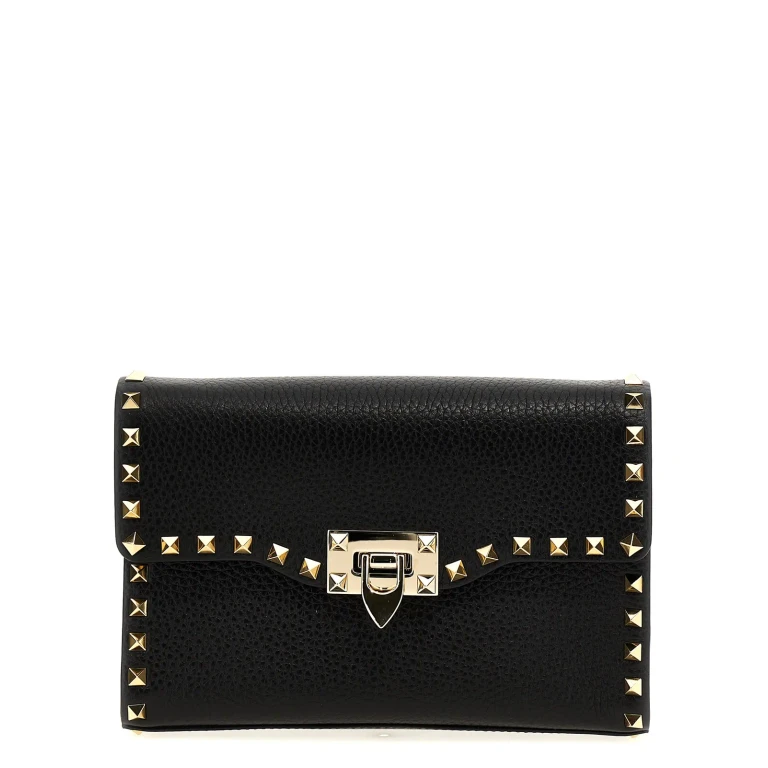 Sac à épaule en cuir Rockstud