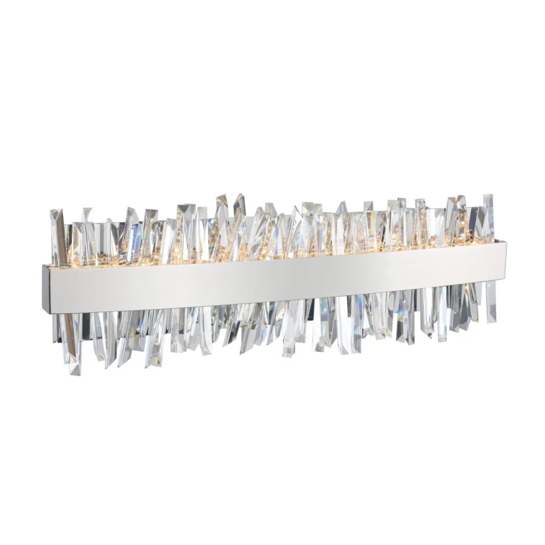 Glacier 24" Bathroom Vanity Light in Brushed Champagne Gold