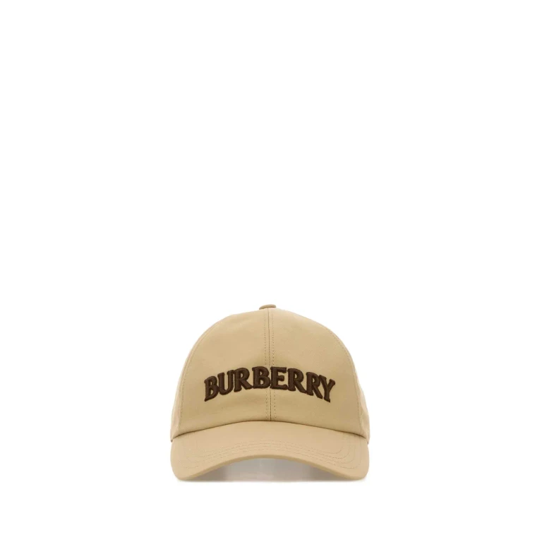 Burberry Beige Gabardine Baseball Cap
