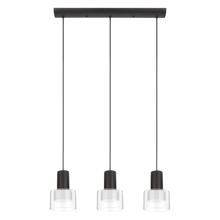 Black LED Linear Pendant from the Molineros Collection