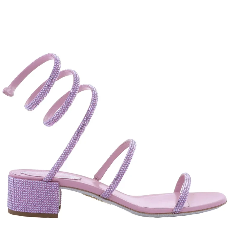 Rene Caovilla Cleo Crystal-Embellished Sandals