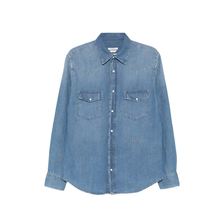Jacob Cohën Point-collar Denim Shirt