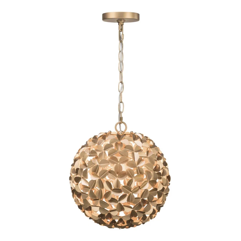 Soft Gold Chandelier from the Cora Collection
