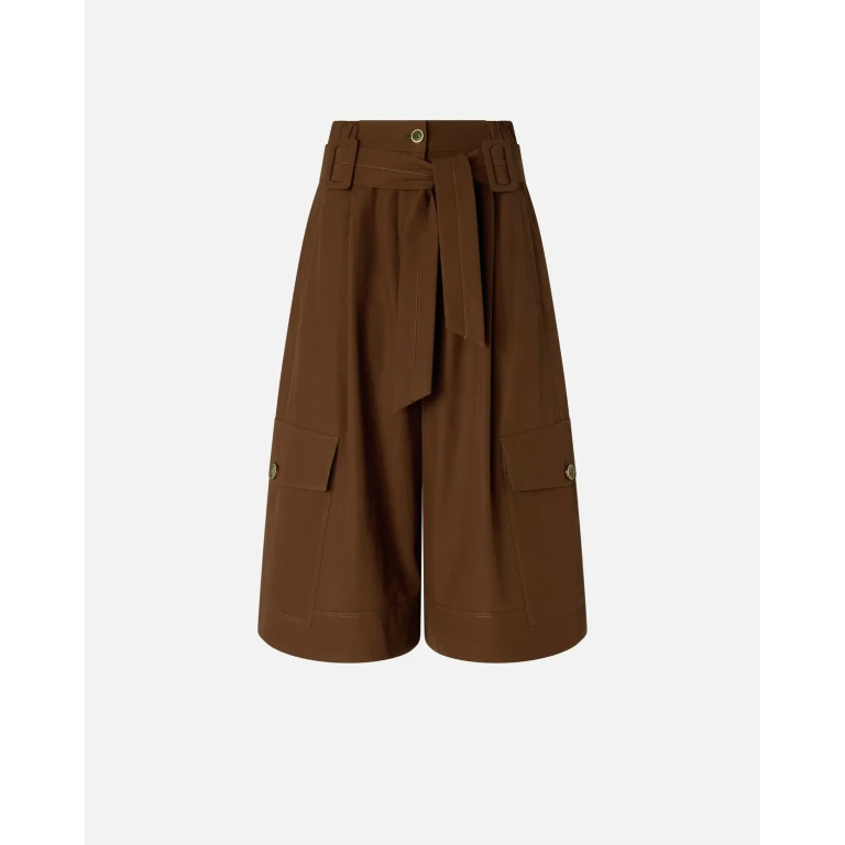 Pinko Long Bermuda fluide en coton