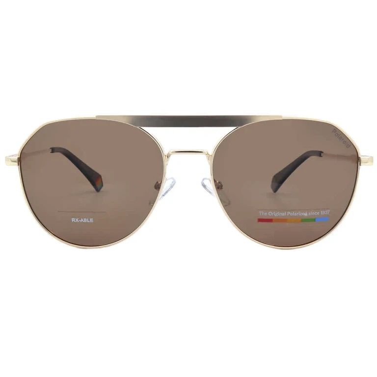 Polaroid Polarized Bronze Pilot Unisex Sunglasses PLD 6211/S/X 0J5G/SP 57