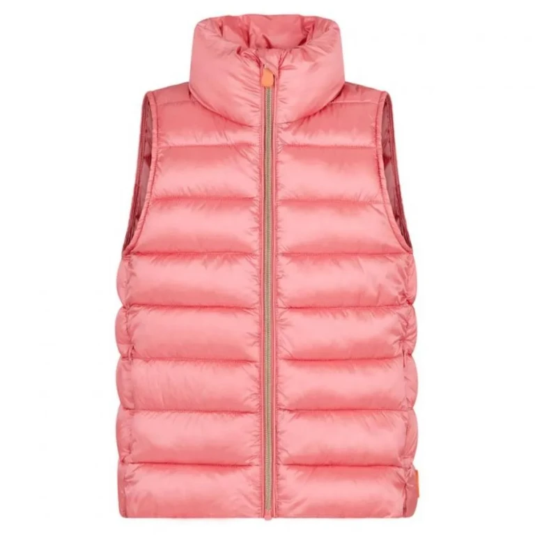 Save The Duck Kids Bloom Pink Iris Puffer Vest