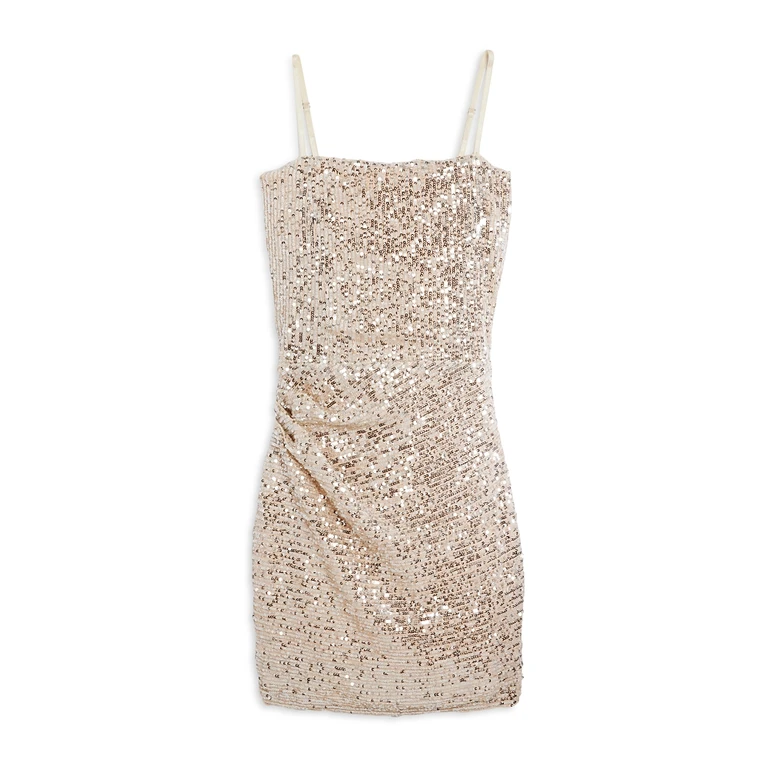 KatieJnyc Girls' Maddy Sequin Dress - Big Kid